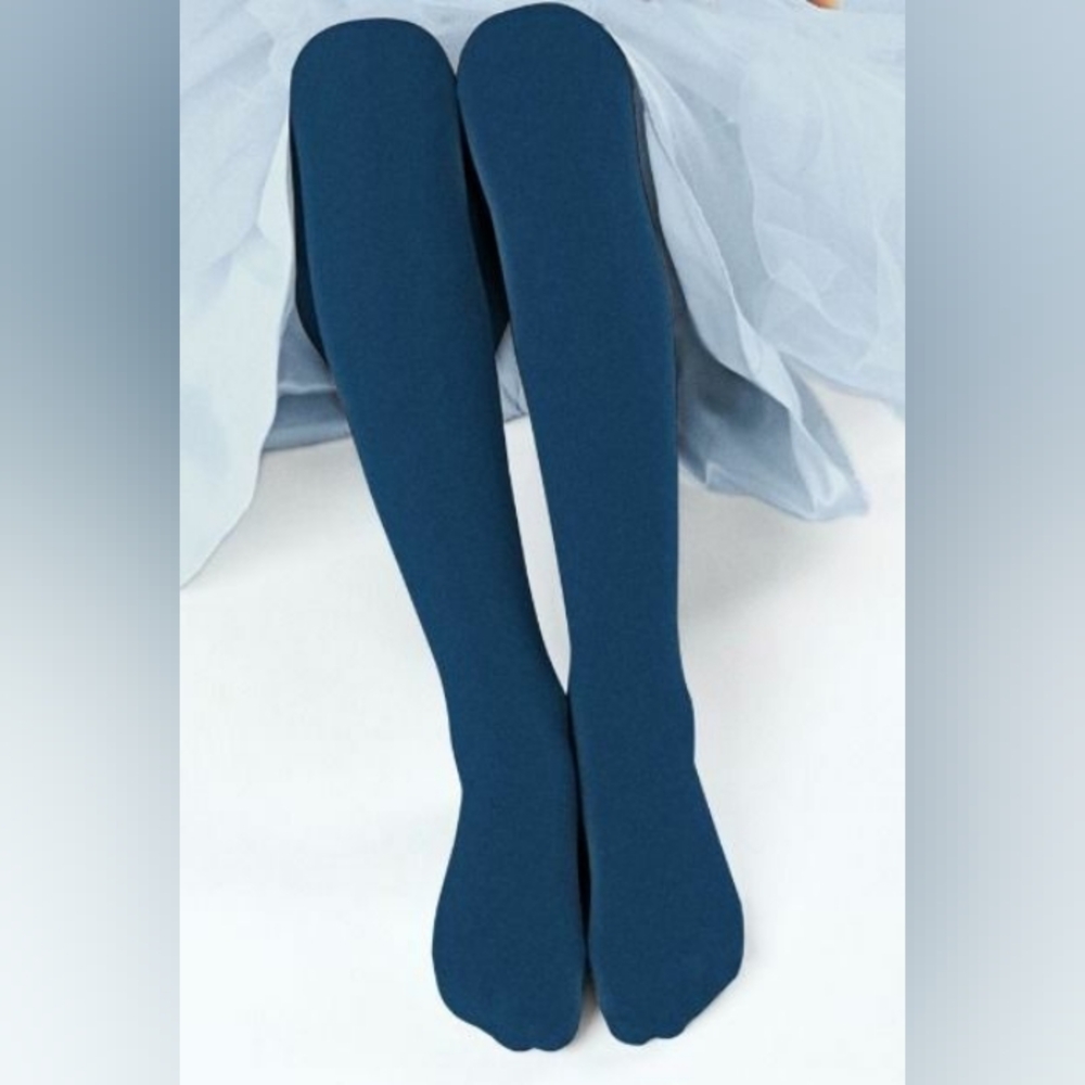 Giulia Ketty 40 Den Girls Tights Cornflower Blue